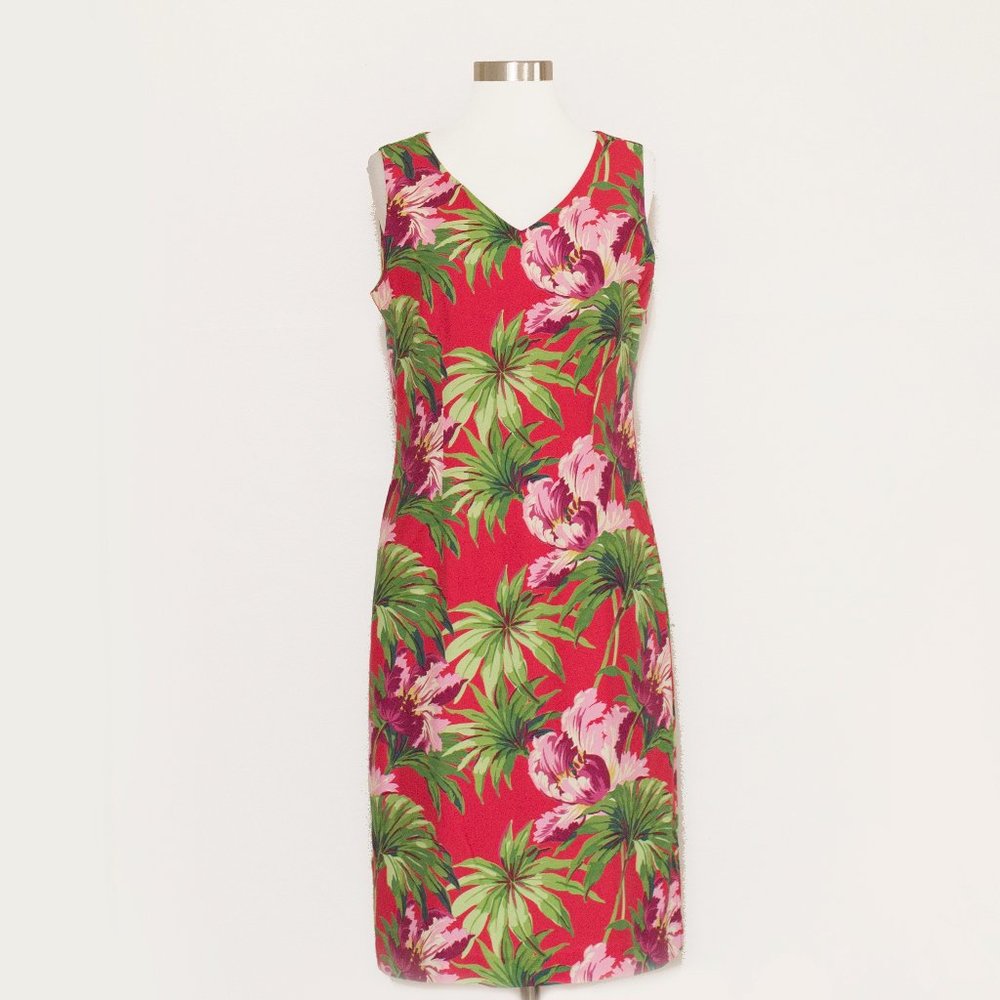 Ilyse Hart LTD Vintage Hawaiian Tropical Dress 8